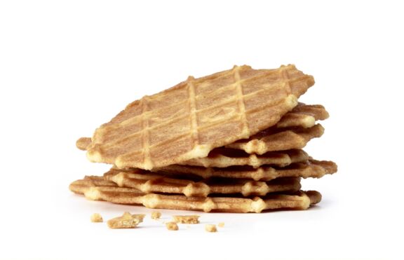 Boterwafels stapel